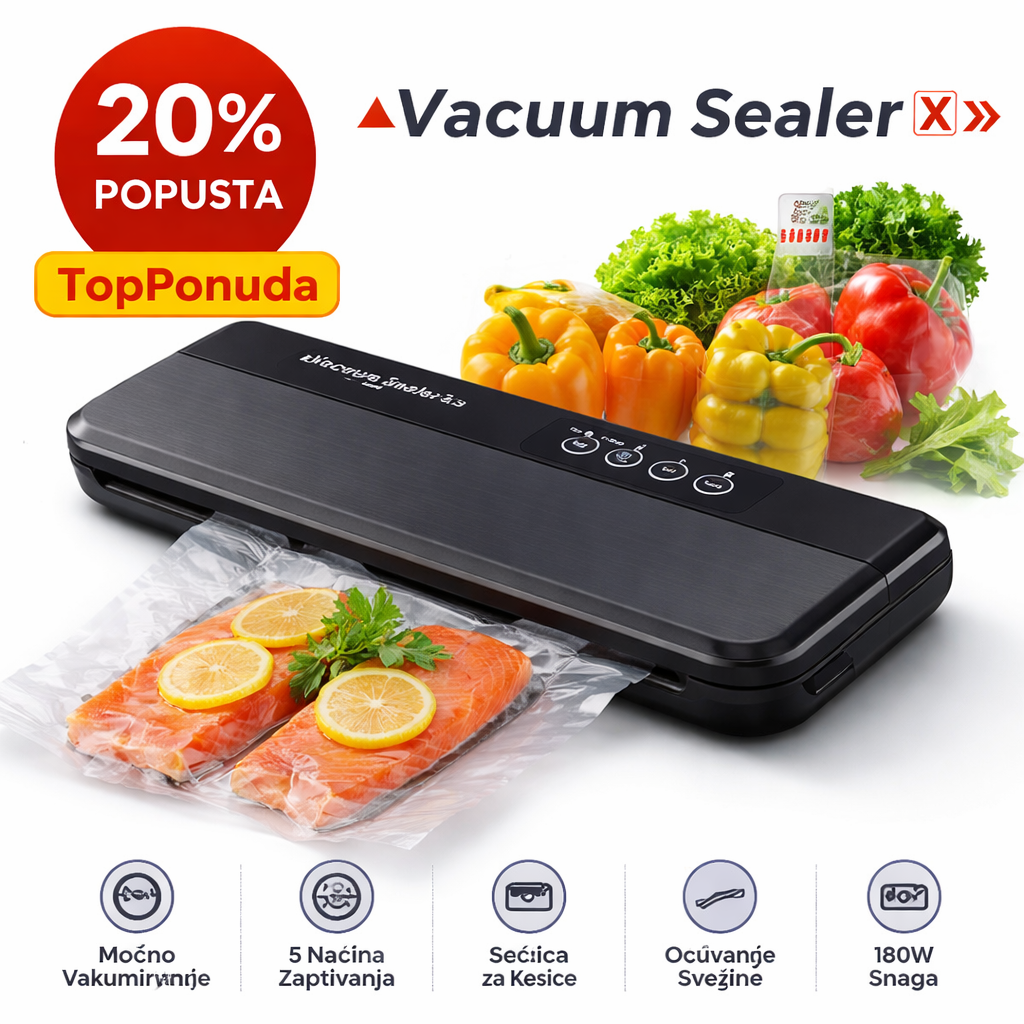 Aparat za vakumiranje i zavarivanje kesa