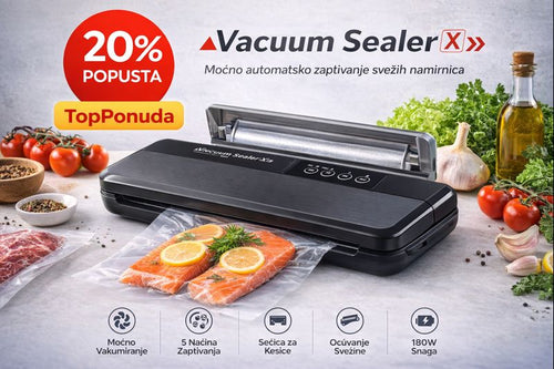 Aparat za vakumiranje i zavarivanje kesa