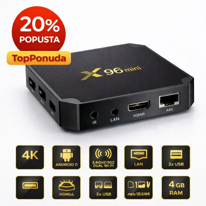 X96 mini Android TV Box – Pretvorite TV u Smart TV