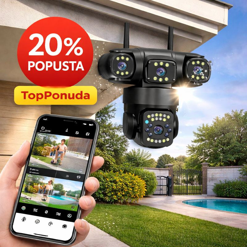 V380 Trostruka Sigurnosna Kamera – Maksimalna Zaštita Vašeg Doma