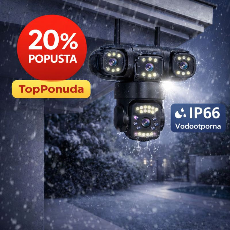 V380 Trostruka Sigurnosna Kamera – Maksimalna Zaštita Vašeg Doma