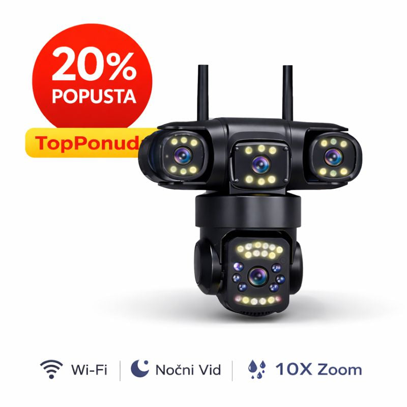 V380 Trostruka Sigurnosna Kamera – Maksimalna Zaštita Vašeg Doma